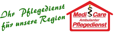Logo Medi Care Ambulanter Pflegedienst mit Sloan